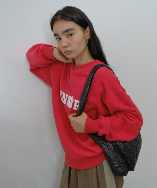 EN OR（エンオール）の「[CORE] ENOR FLOWER SWEATSHIRT - RED（スウェット・レディース・その他・FREE）」の2枚目の写真