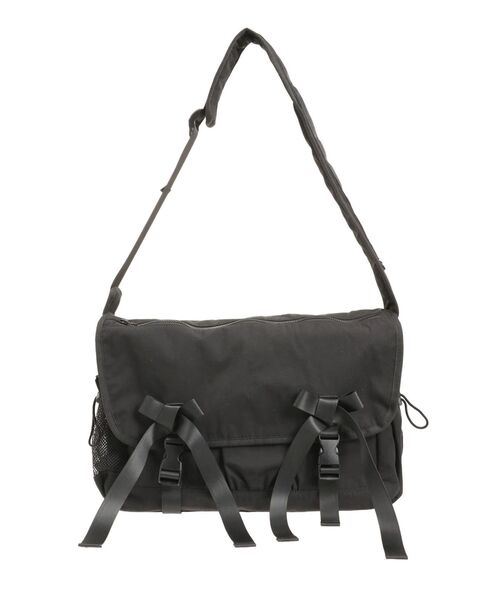 merry jenny（メリージェニー）の「ribbon messenger bag（メッセンジャーバッグ・レディース・ベージュ/ライトグレー/ブラック・FREE）」の5枚目の写真