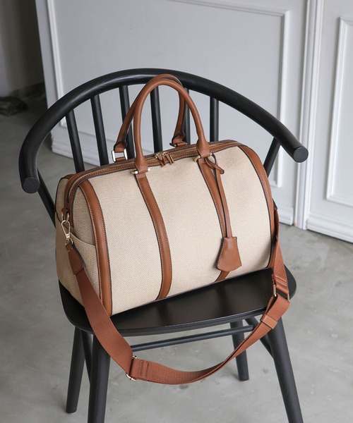 2wayトラベルボストンバッグ【詳細動画あり】（ボストンバッグ）｜MIAN