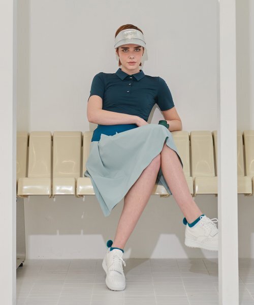 NEU GOLF（エヌイーユーゴルフ）の「ベーシックTシャツ - グリーン（ポロシャツ・レディース・その他・LARGE/MEDIUM/SMALL）」の5枚目の写真