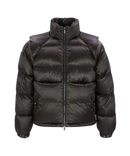 UNGIMMICK(アンジミック)の「3D-PANELLED PUFFER DOWN JACKET (DEEP BROWN)(ダウンジャケット/コート・メンズ・その他・MEDIUM/LARGE)」の1枚目の写真