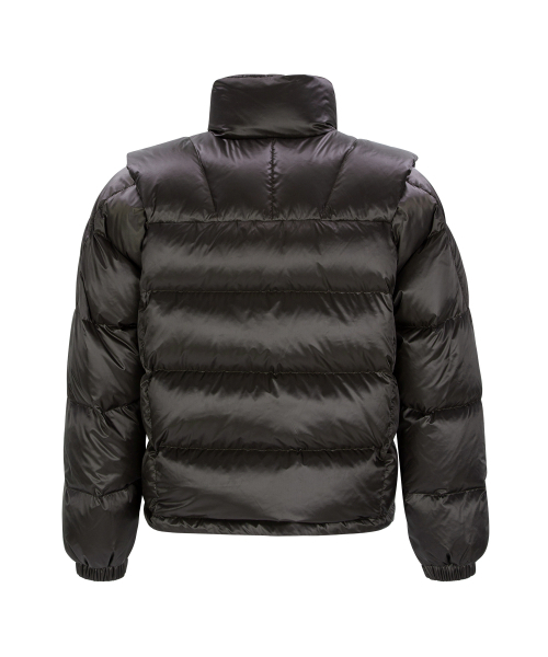 UNGIMMICK(アンジミック)の「3D-PANELLED PUFFER DOWN JACKET (DEEP BROWN)(ダウンジャケット/コート・メンズ・その他・MEDIUM/LARGE)」の2枚目の写真