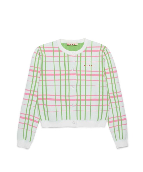 MARNI（マルニ）の「MARNI(マルニ)Kids & Junior チェックニット（ニット/セーター・キッズ・オフホワイト・10Y/12Y/14Y）」の3枚目の写真