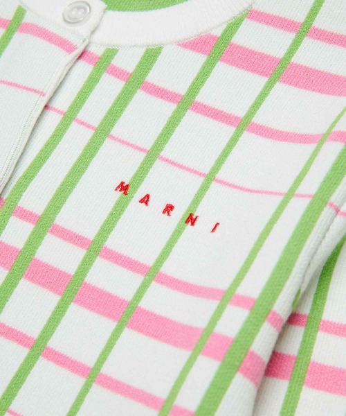 MARNI（マルニ）の「MARNI(マルニ)Kids & Junior チェックニット（ニット/セーター・キッズ・オフホワイト・10Y/12Y/14Y）」の6枚目の写真