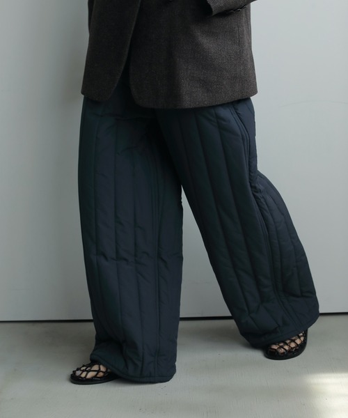 セール】Padding Loose Pants（デニムパンツ）｜anuke（アンヌーク）の