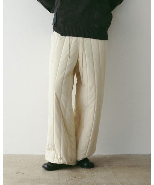 セール】Padding Loose Pants（デニムパンツ）｜anuke（アンヌーク）の