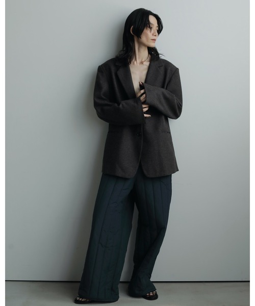 セール】Padding Loose Pants（デニムパンツ）｜anuke（アンヌーク）の