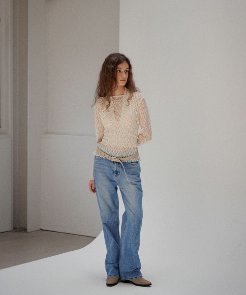 OURO（アウロ）の「CLASSIC DENIM [ VINTAGE BLUE ]（デニムパンツ・レディース・その他・SMALL/MEDIUM/LARGE）」の2枚目の写真