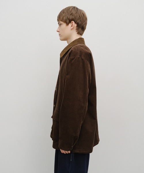 MARITHE + FRANCOIS GIRBAUD（マリテフランソワジルボー）の「CORDUROY HUNTING JACKET（ブルゾン・レディース・ブラウン/カーキ・MEDIUM/LARGE）」の4枚目の写真