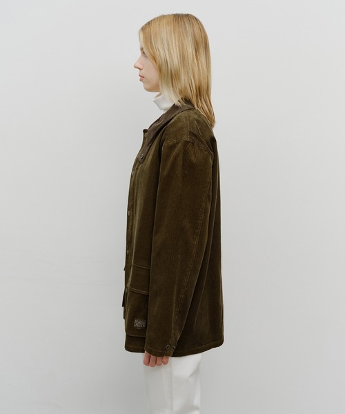 MARITHE + FRANCOIS GIRBAUD（マリテフランソワジルボー）の「CORDUROY HUNTING JACKET（ブルゾン・レディース・ブラウン/カーキ・MEDIUM/LARGE）」の17枚目の写真