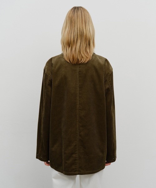 MARITHE + FRANCOIS GIRBAUD（マリテフランソワジルボー）の「CORDUROY HUNTING JACKET（ブルゾン・レディース・ブラウン/カーキ・MEDIUM/LARGE）」の18枚目の写真