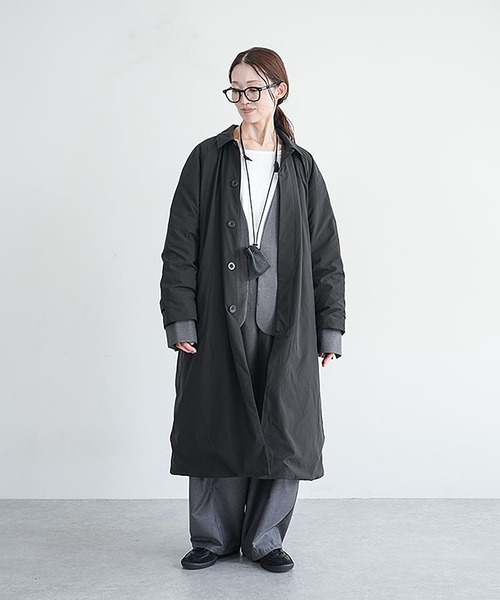 ステンカラーダウンコート（ダウンジャケット/コート）｜solamonat