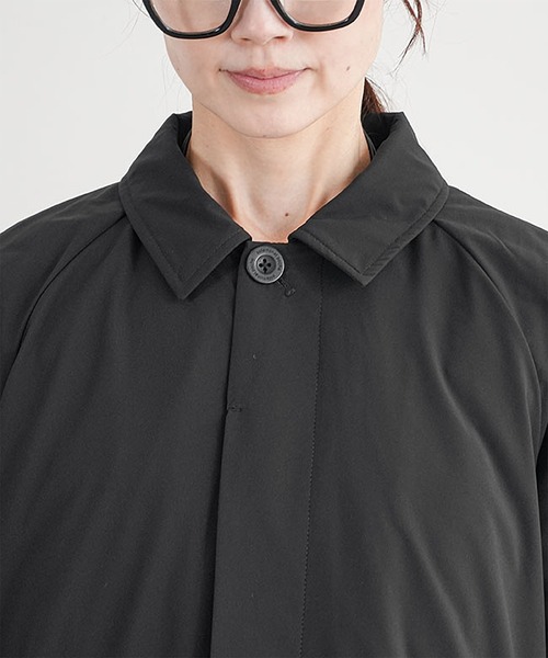 solamonat poche(ソラモナポッシェ)の「ステンカラーダウンコート(ダウンジャケット/コート・レディース・ブラック・2.0)」の8枚目の写真