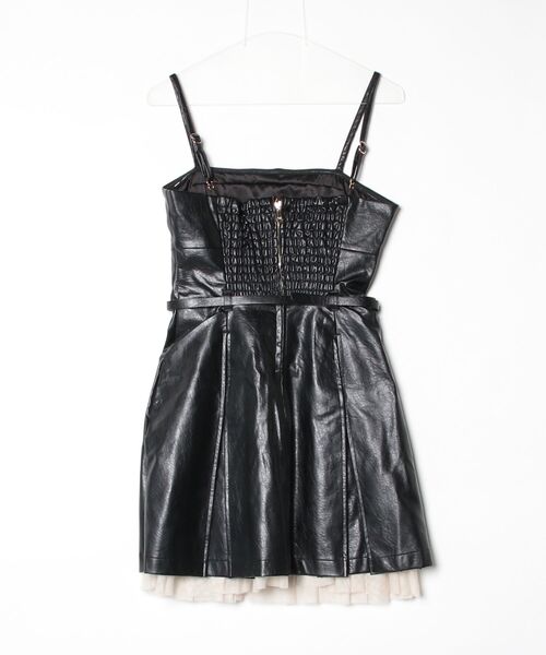 Guess(ゲス)の「SL Fransiska Pu Dress ミニワンピース(ワンピース・レディース・ブラック・SMALL/X-SMALL)」の12枚目の写真