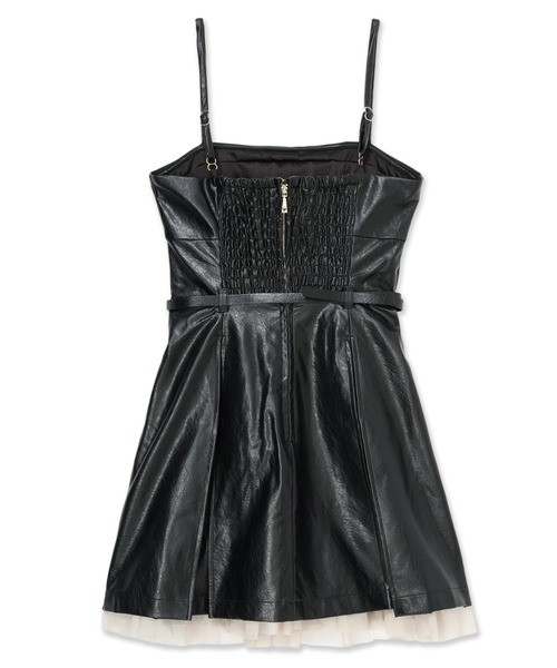 Guess(ゲス)の「SL Fransiska Pu Dress ミニワンピース(ワンピース・レディース・ブラック・SMALL/X-SMALL)」の7枚目の写真