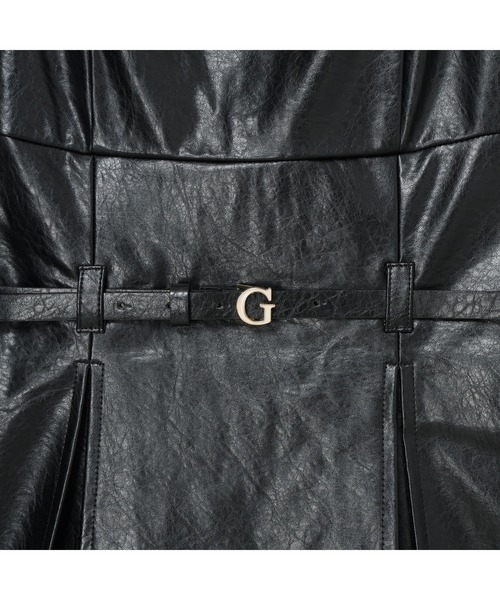 Guess(ゲス)の「SL Fransiska Pu Dress ミニワンピース(ワンピース・レディース・ブラック・SMALL/X-SMALL)」の9枚目の写真