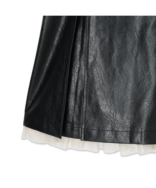 Guess(ゲス)の「SL Fransiska Pu Dress ミニワンピース(ワンピース・レディース・ブラック・SMALL/X-SMALL)」の10枚目の写真