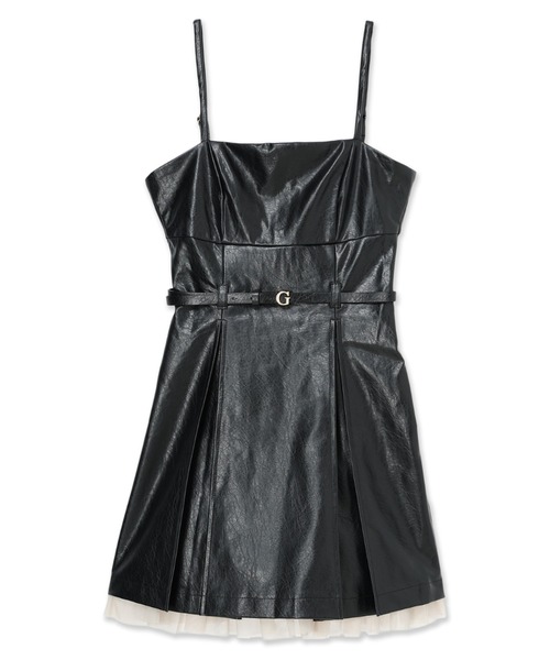 Guess(ゲス)の「SL Fransiska Pu Dress ミニワンピース(ワンピース・レディース・ブラック・SMALL/X-SMALL)」の6枚目の写真