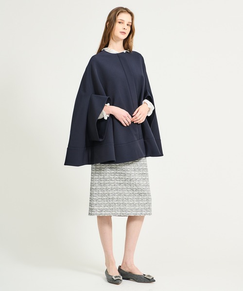 ESTNATION（エストネーション）の「ESTNATION / レイヤードフリルブラウス（シャツ/ブラウス・レディース・ホワイト/ネイビー/ライトベージュ・36/38）」の16枚目の写真