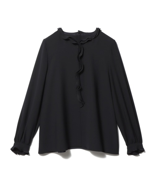 ESTNATION（エストネーション）の「ESTNATION / レイヤードフリルブラウス（シャツ/ブラウス・レディース・ホワイト/ネイビー/ライトベージュ・36/38）」の19枚目の写真