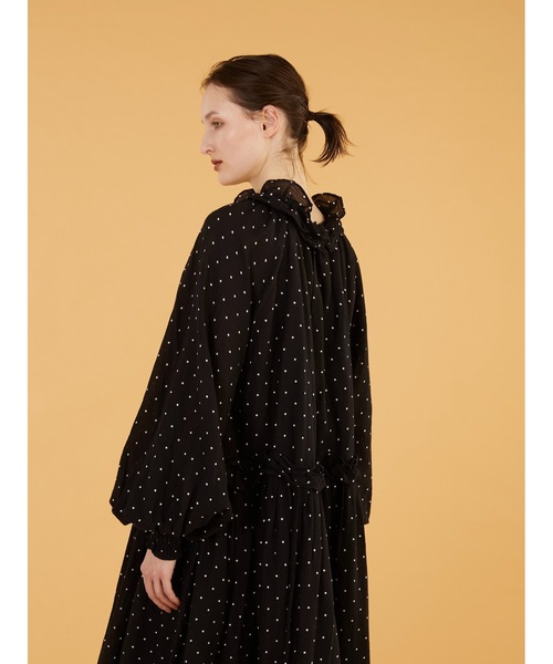 crinkle crinkle crinkle】cotton frill coller onepiace/コットン