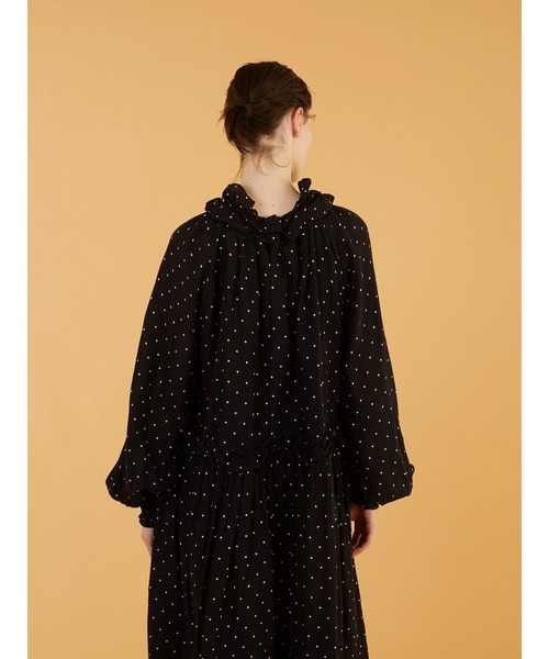 セール】【crinkle crinkle crinkle】cotton frill coller onepiace