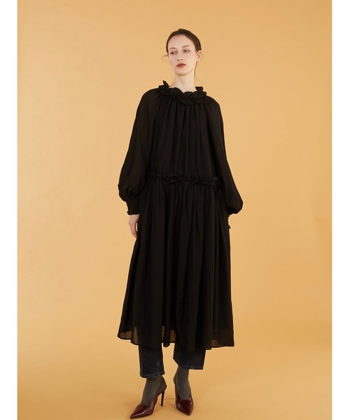 セール】【crinkle crinkle crinkle】cotton frill coller onepiace