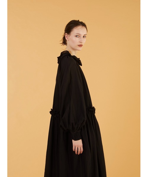 crinkle crinkle crinkle】cotton frill coller onepiace/コットン