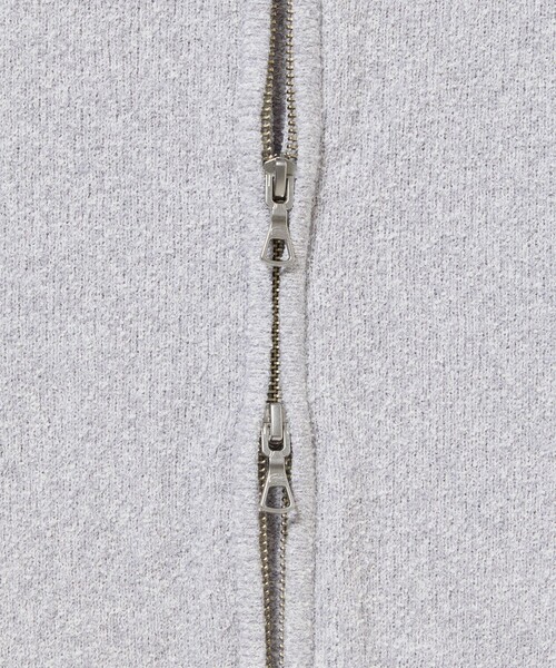 LACOSTE（ラコステ）の「ブークレー スタンドジップニットカーディガン / ドライバーズニット（カーディガン/ボレロ・メンズ・オフホワイト/オレンジ/グレー・5/4/3/2）」の8枚目の写真