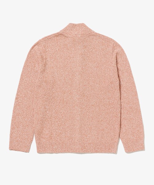 LACOSTE（ラコステ）の「ブークレー スタンドジップニットカーディガン / ドライバーズニット（カーディガン/ボレロ・メンズ・オフホワイト/オレンジ/グレー・5/4/3/2）」の12枚目の写真