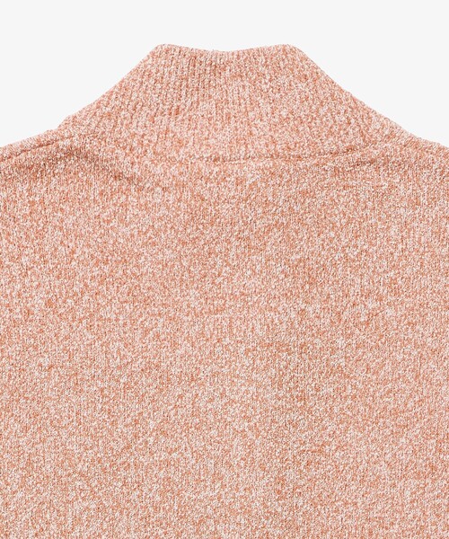 LACOSTE（ラコステ）の「ブークレー スタンドジップニットカーディガン / ドライバーズニット（カーディガン/ボレロ・メンズ・オフホワイト/オレンジ/グレー・5/4/3/2）」の14枚目の写真