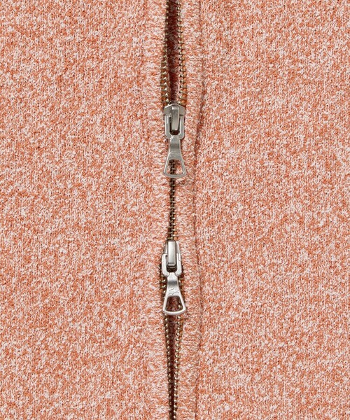 LACOSTE（ラコステ）の「ブークレー スタンドジップニットカーディガン / ドライバーズニット（カーディガン/ボレロ・メンズ・オフホワイト/オレンジ/グレー・5/4/3/2）」の15枚目の写真