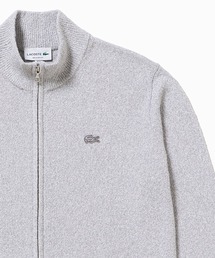 LACOSTE | ブークレー スタンドジップニットカーディガン / ドライバーズニット(カーディガン/ボレロ)