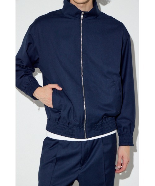 AZUL by moussy(アズールバイマウジー)の「スタンドカラーリブブルゾン 春服 冬服(ブルゾン・メンズ・ブラック/ダークネイビー・SMALL/MEDIUM/LARGE)」の11枚目の写真
