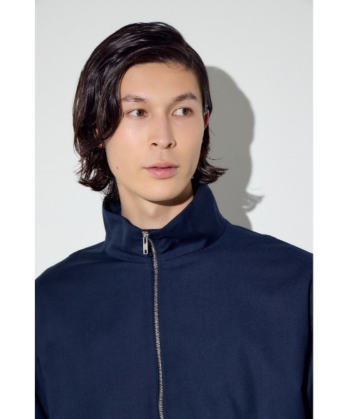 AZUL by moussy(アズールバイマウジー)の「スタンドカラーリブブルゾン 春服 冬服(ブルゾン・メンズ・ブラック/ダークネイビー・SMALL/MEDIUM/LARGE)」の12枚目の写真