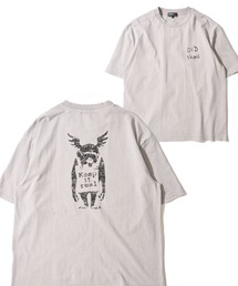 BRANDALISED（ブランダライズド）の「【BRANDALISED ブランダライズド】スノーウォッシュ加工 グラフィックプリントクルーネックTシャツ（Tシャツ/カットソー）」
