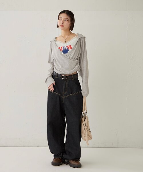 WHO'S WHO gallery(フーズフーギャラリー)の「シャーロットパターンメッシュレースキャミ(キャミソール・レディース・ブラック/ホワイト/イエロー・FREE)」の10枚目の写真