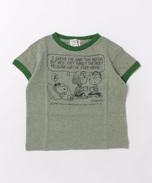 DENIM DUNGAREE(デニムダンガリー)の「SNOOPY EVER SEEN Tee(Tシャツ/カットソー・キッズ・グリーン・115/125/105)」の2枚目の写真