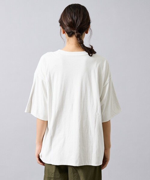 REMI RELIEF(レミレリーフ)の「【REMI RELIEF / レミ レリーフ】 Reversible T-shirt(US NAVY)/リバーシブル/ RN30389119 / ユニセックス(Tシャツ/カットソー・メンズ・オフホワイト/ブラック・XL/L/M)」の7枚目の写真