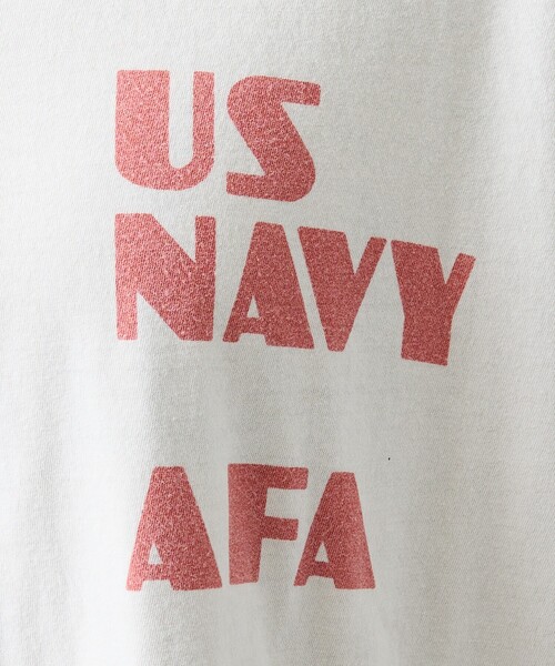 REMI RELIEF(レミレリーフ)の「【REMI RELIEF / レミ レリーフ】 Reversible T-shirt(US NAVY)/リバーシブル/ RN30389119 / ユニセックス(Tシャツ/カットソー・メンズ・オフホワイト/ブラック・XL/L/M)」の10枚目の写真