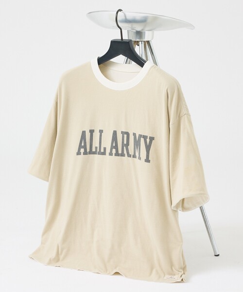 REMI RELIEF(レミレリーフ)の「【REMI RELIEF / レミ レリーフ】 Reversible T-shirt(US NAVY)/リバーシブル/ RN30389119 / ユニセックス(Tシャツ/カットソー・メンズ・オフホワイト/ブラック・XL/L/M)」の13枚目の写真