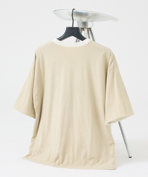 REMI RELIEF(レミレリーフ)の「【REMI RELIEF / レミ レリーフ】 Reversible T-shirt(US NAVY)/リバーシブル/ RN30389119 / ユニセックス(Tシャツ/カットソー・メンズ・オフホワイト/ブラック・XL/L/M)」の16枚目の写真