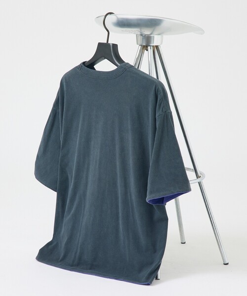 REMI RELIEF(レミレリーフ)の「【REMI RELIEF / レミ レリーフ】 Reversible T-shirt(US NAVY)/リバーシブル/ RN30389119 / ユニセックス(Tシャツ/カットソー・メンズ・オフホワイト/ブラック・XL/L/M)」の20枚目の写真