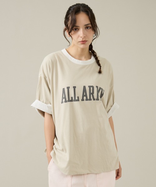 REMI RELIEF / レミ レリーフ】 Reversible T-shirt（US NAVY
