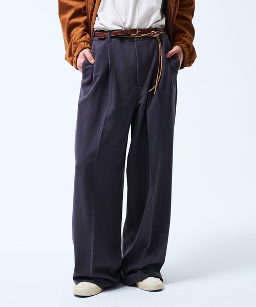 THE BOLDMAN(�U �{�[���h�}��)��2tuck Straight Slacks / 2�^�b�N�X�g���[�g�X���b�N�X(�X���b�N�X)