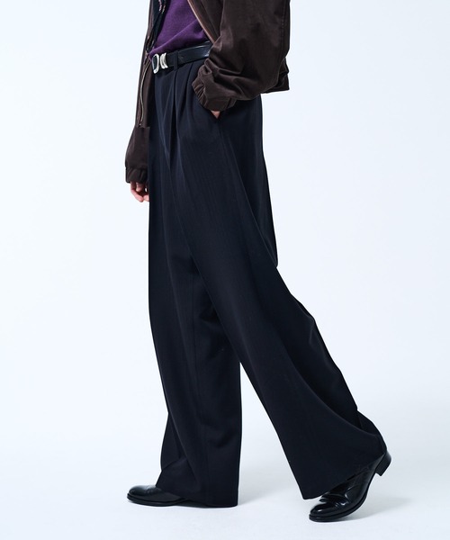 THE BOLDMAN(ザ ボールドマン)の「2tuck Straight Slacks / 2タックストレートスラックス(スラックス・メンズ・ブラック/グレー・LARGE/MEDIUM)」の16枚目の写真