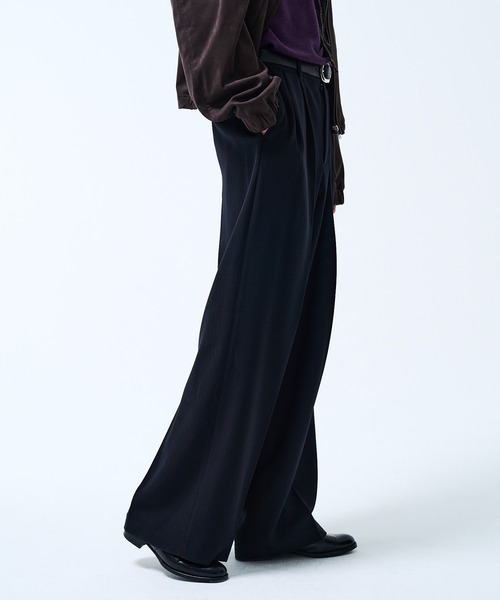 THE BOLDMAN(ザ ボールドマン)の「2tuck Straight Slacks / 2タックストレートスラックス(スラックス・メンズ・ブラック/グレー・LARGE/MEDIUM)」の19枚目の写真