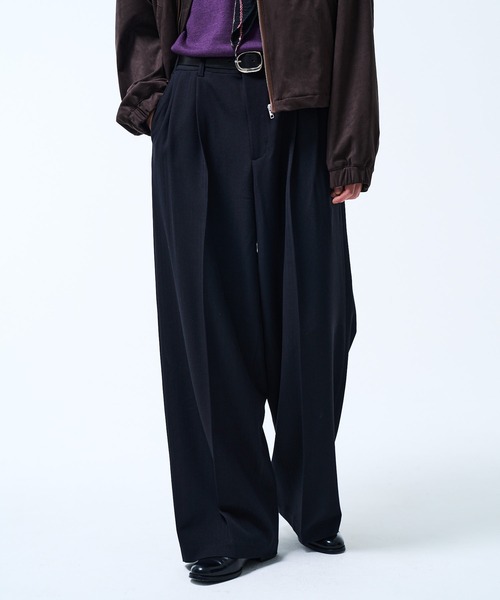 THE BOLDMAN(ザ ボールドマン)の「2tuck Straight Slacks / 2タックストレートスラックス(スラックス・メンズ・ブラック/グレー・LARGE/MEDIUM)」の22枚目の写真
