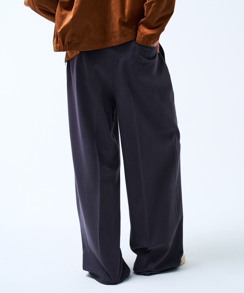 THE BOLDMAN(ザ ボールドマン)の「2tuck Straight Slacks / 2タックストレートスラックス(スラックス・メンズ・ブラック/グレー・LARGE/MEDIUM)」の4枚目の写真