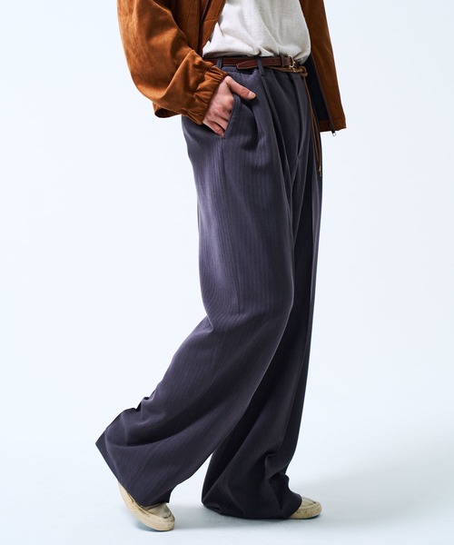 THE BOLDMAN(ザ ボールドマン)の「2tuck Straight Slacks / 2タックストレートスラックス(スラックス・メンズ・ブラック/グレー・LARGE/MEDIUM)」の7枚目の写真